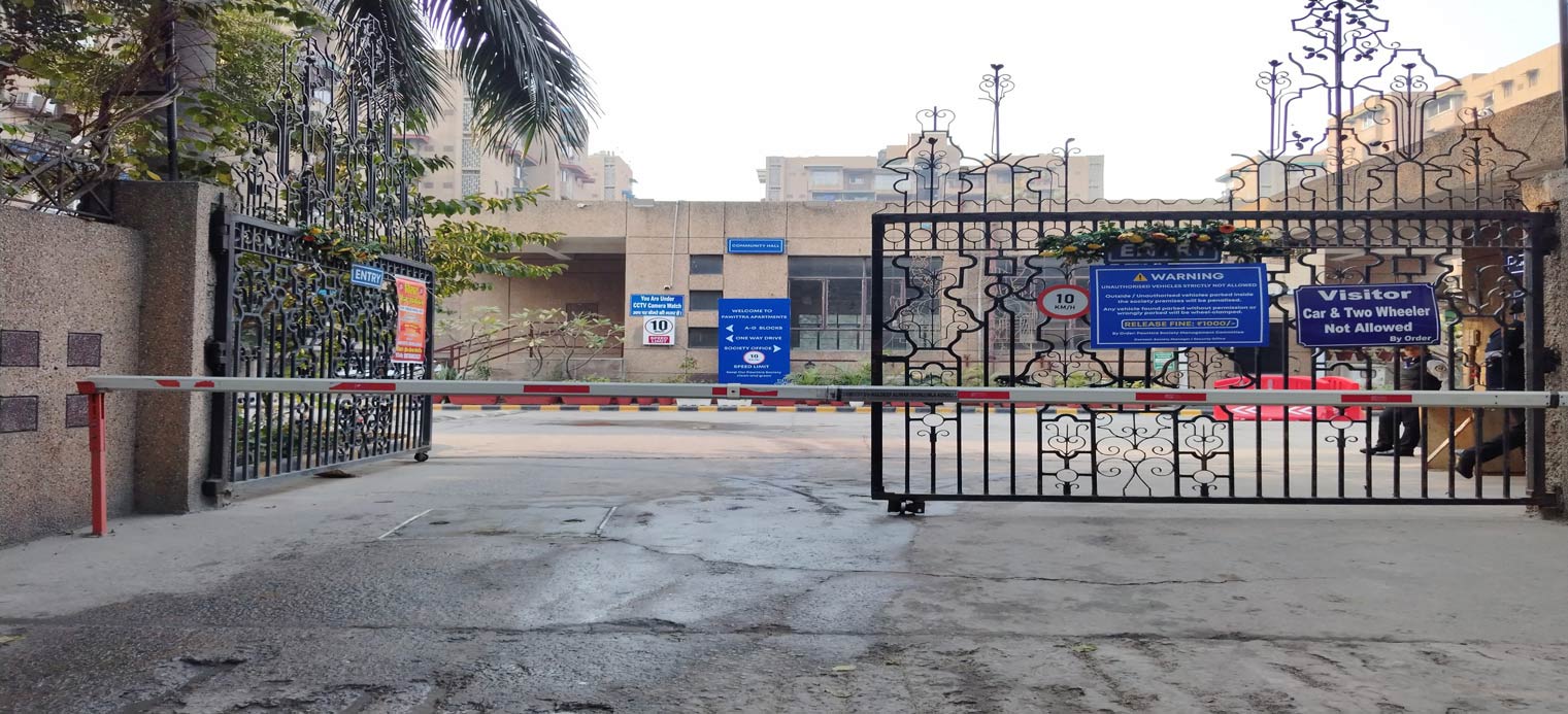 Front view of Pawittra Apartments